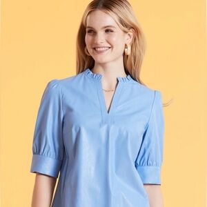 NWT Tyler Boe Jenny Top in James Blue (Light Blue) Size Small